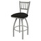 Holland Bar Stool Co 30" Swivel Bar Stool, Nickel Finish, Canter Espresso Seat 81030AN003 - alternate 1